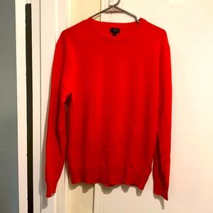 J. Crew sweater - orange cashmere
